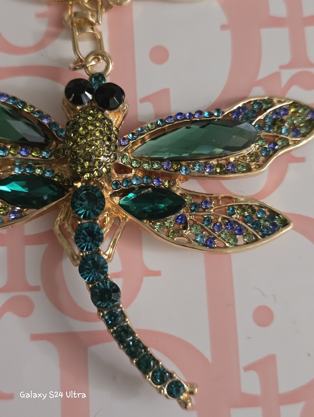 Large Beautiful Dragonfly Bag Charm/ Keychain NEW - Picture 10 of 14